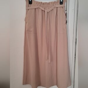 NY Collection Light Tan Women's Maxi Skirt